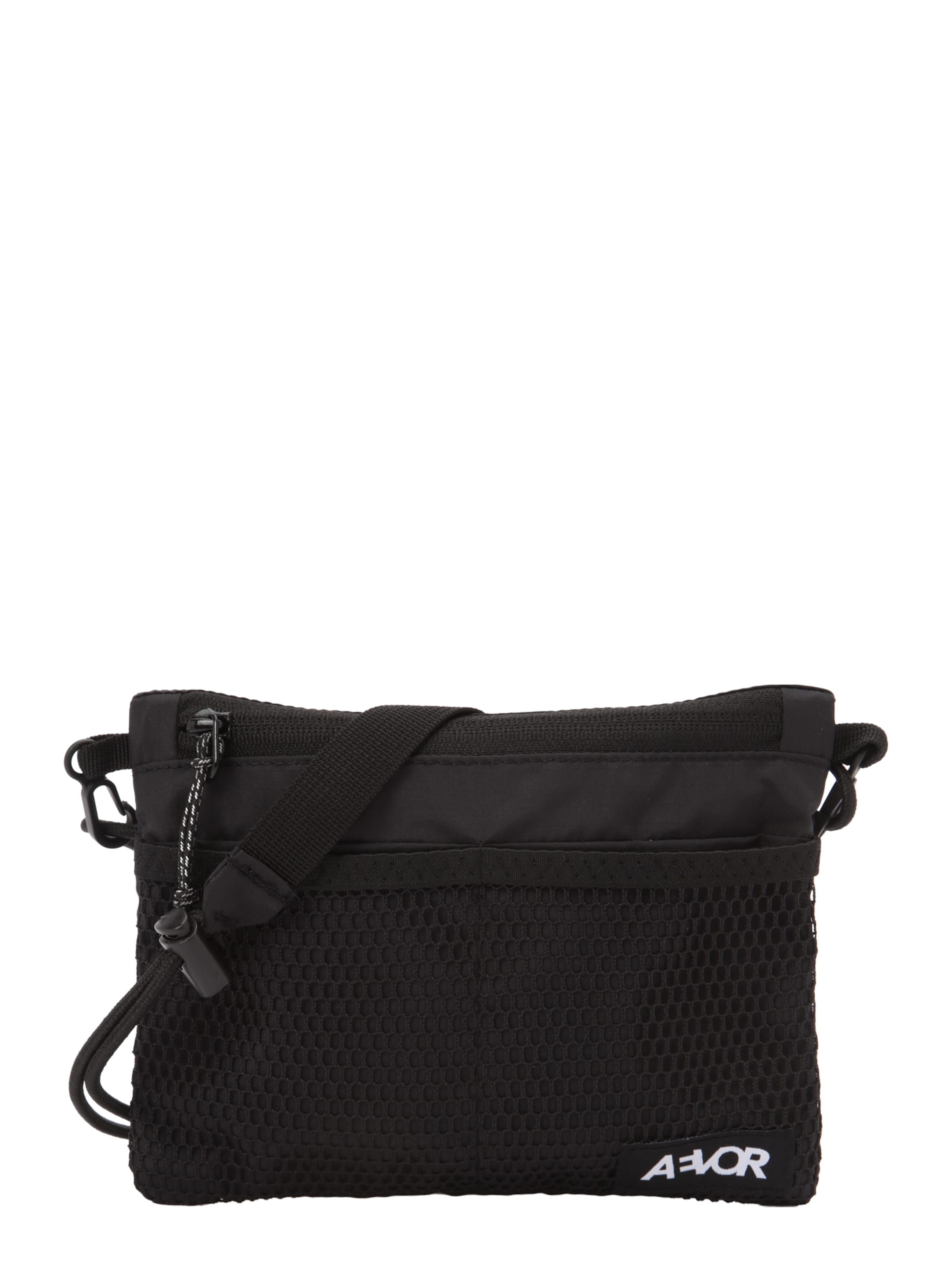 AEVOR Umhängetasche in Schwarz: Vorderseite
