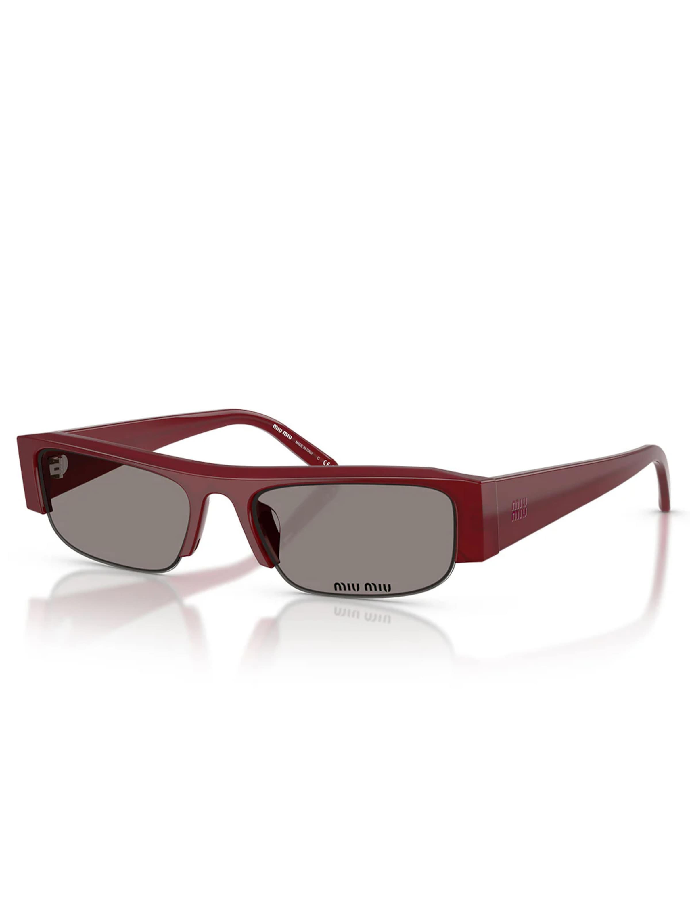 Occhiali da sole 'MUB07S 21I80Q' di Miu Miu in rosso