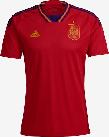 ADIDAS PERFORMANCE - Camisola de futebol 'Spain 22 Home' em vermelho: frente