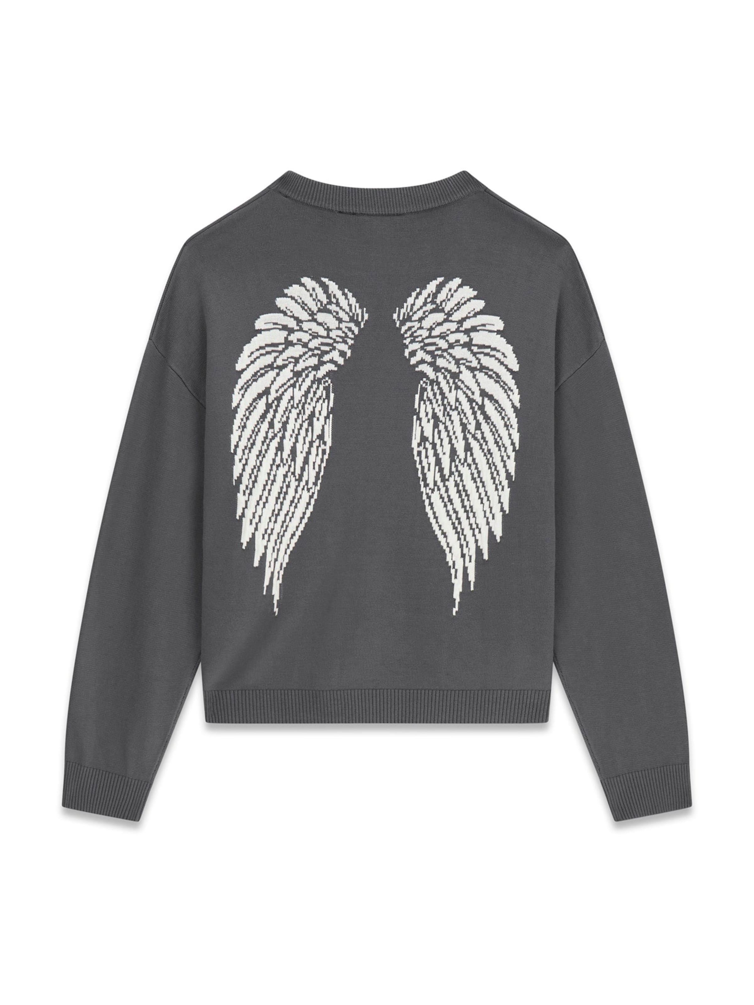 GUESS Originals Sweater 'WING' in Grey