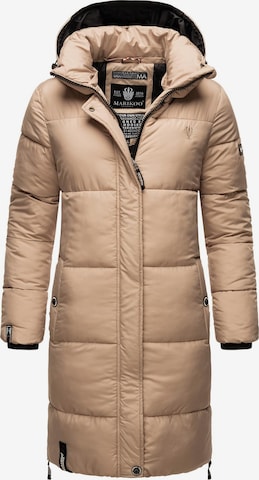 MARIKOO Winter Coat in Beige: front