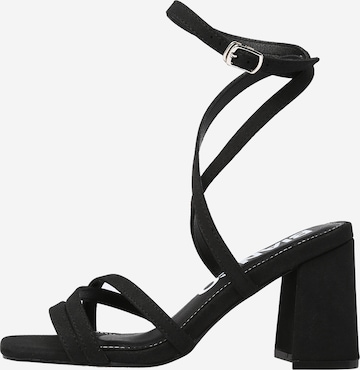 Bianco Remienkové sandále 'BIAJOYCE' - Čierna