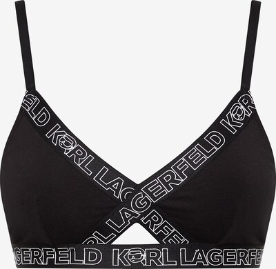Karl Lagerfeld Grudnjak 'Ikonik 2.0' u crna / bijela, Pregled proizvoda