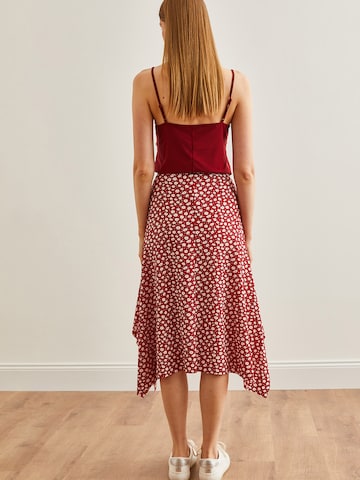 Gonna di olalook in rosso