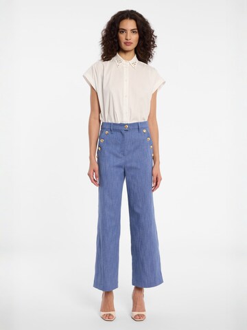 Ana Alcazar Flared Jeans 'Dizli' in Blau