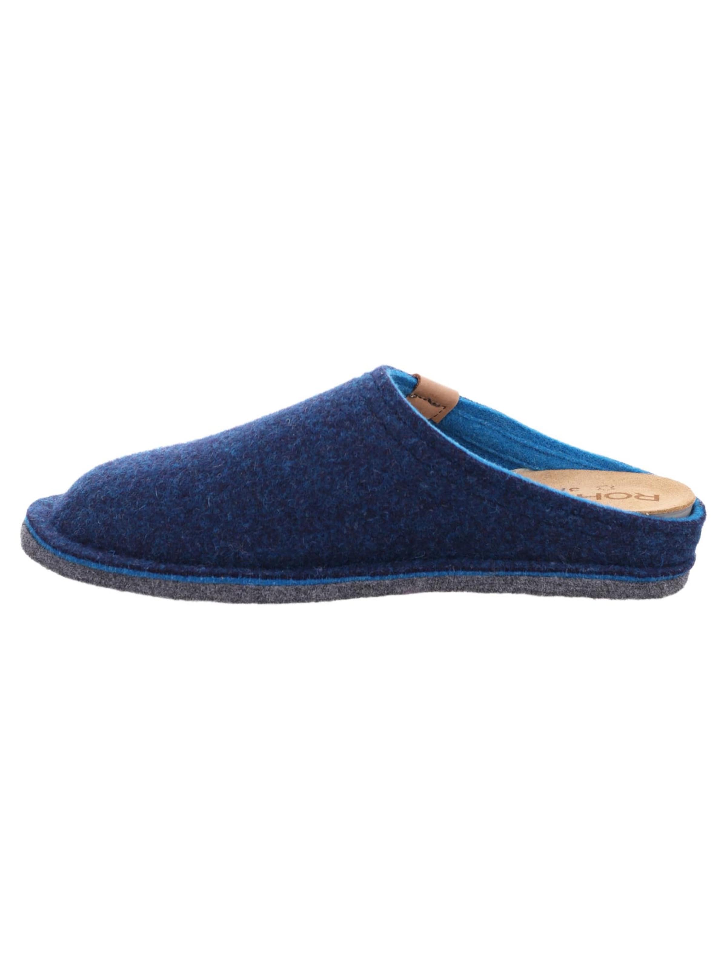ROHDE Slippers 'Lucca-D' in Blue