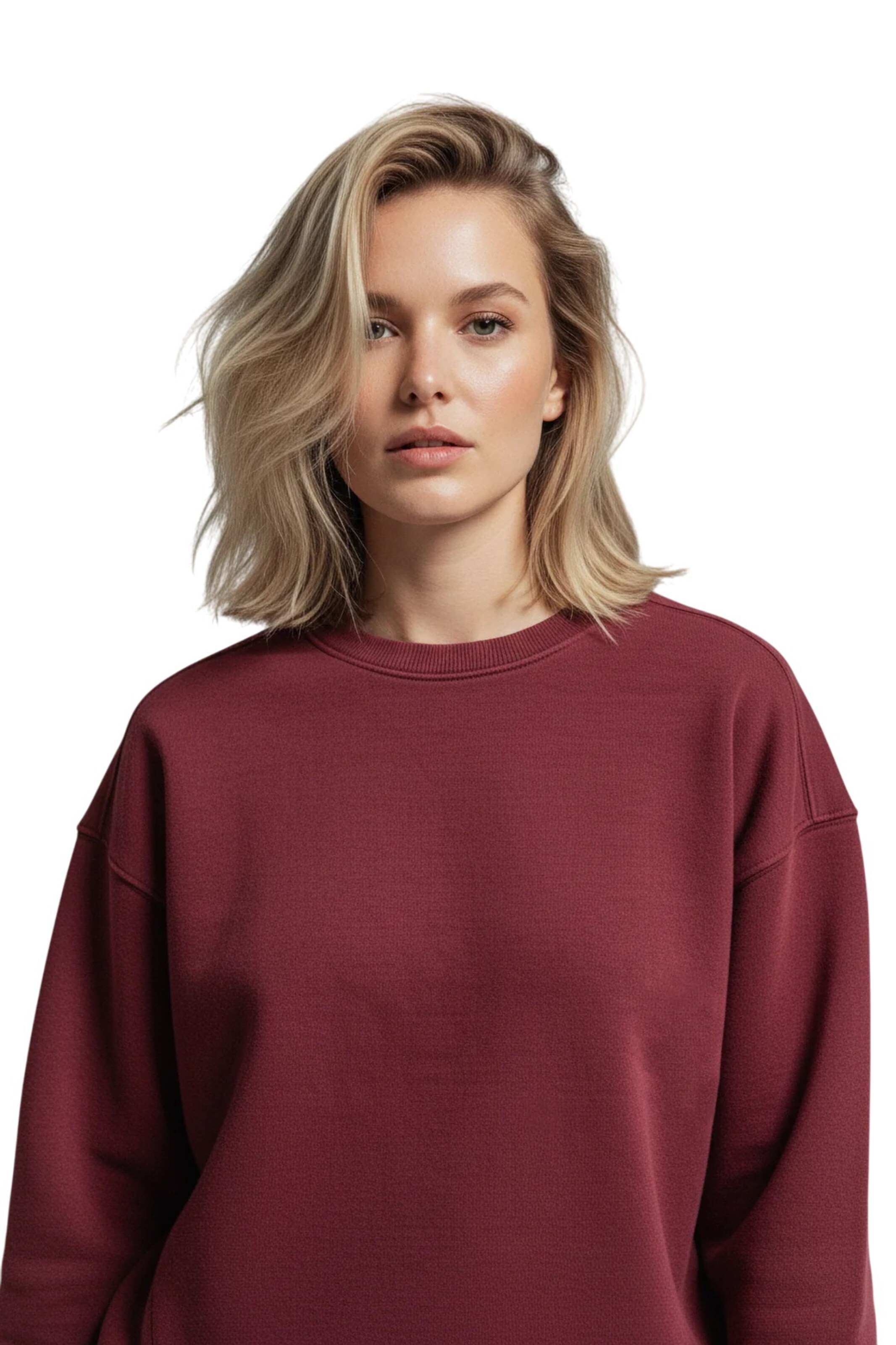 No Matter What Sweatshirt 'SWT-439' in Rood: voorkant