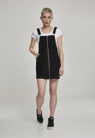 Salopetă rochie scurtă de la Urban Classics pe negru