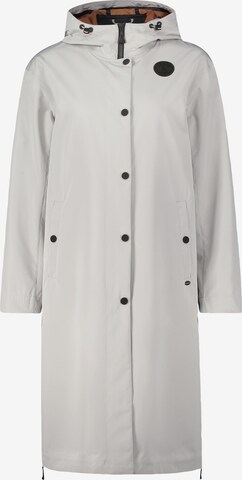 Amber & June Raincoat in Beige: front