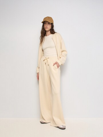 Salsa Jeans Sweatvest in Beige: voorkant