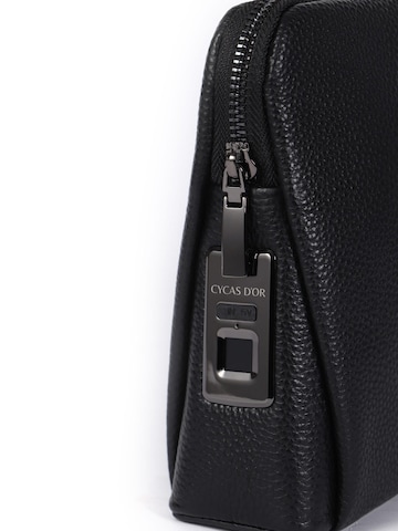 Trousses de toilette 'DRACO CLUTCH FINGERPRINT RECOGNITION' CYCAS D'OR en noir