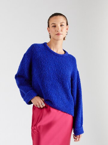 Pulover 'ZOLLY' de la AMERICAN VINTAGE pe albastru: față