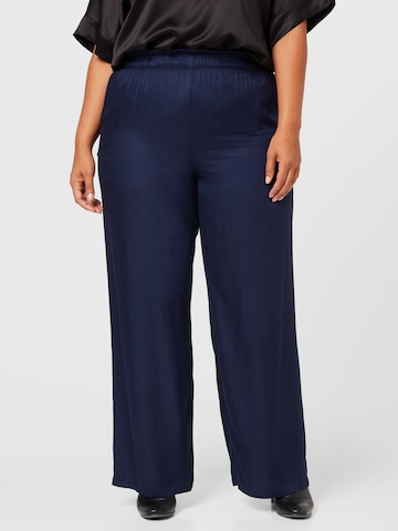 Loosefit Pantalon 'CHANTAL' ONLY Carmakoma en bleu : devant