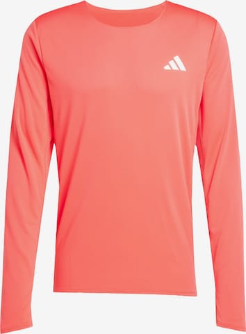 T-Shirt fonctionnel 'Adizero' ADIDAS PERFORMANCE en orange : devant