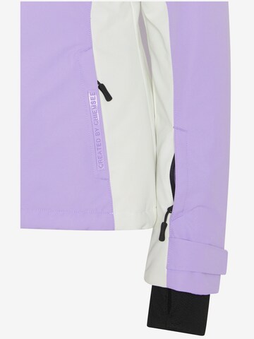 CHIEMSEE Athletic Jacket in Purple