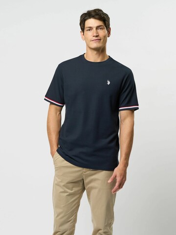 U.S. POLO ASSN. T-Shirt 'Nils' in Blau: Vorderseite