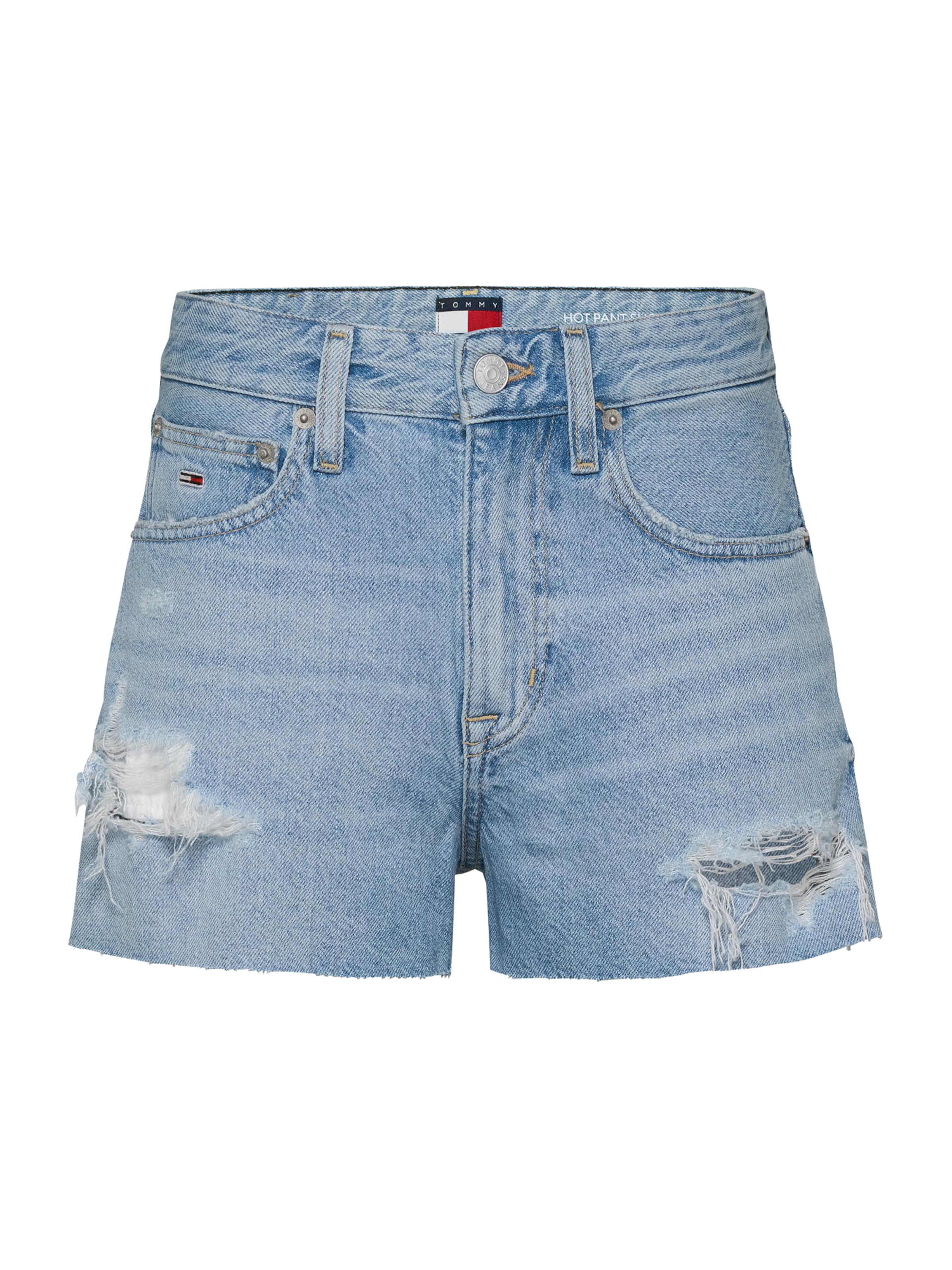 Tommy Jeans Слим Джинсы в Синий: спереди