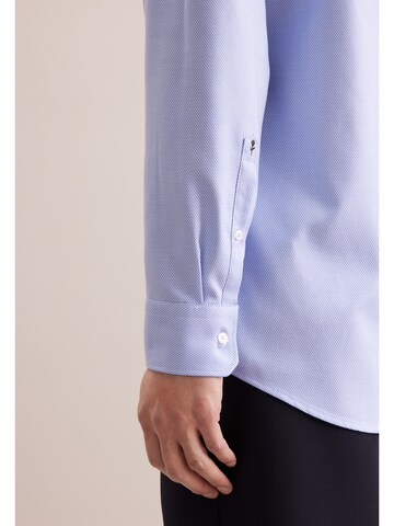 SEIDENSTICKER Regular Fit Businesshemd in Blau
