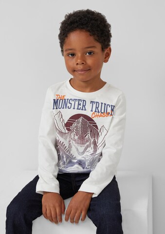T-Shirt s.Oliver en blanc : devant