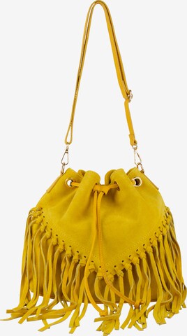 IZIA Handbag in Yellow: front