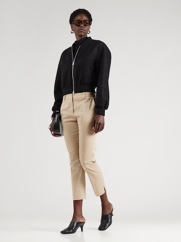 BOSS Дънки Tapered Leg Панталон с ръб 'Tapria-2' в бежово