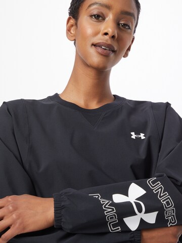 UNDER ARMOUR Sports sweatshirt in Black