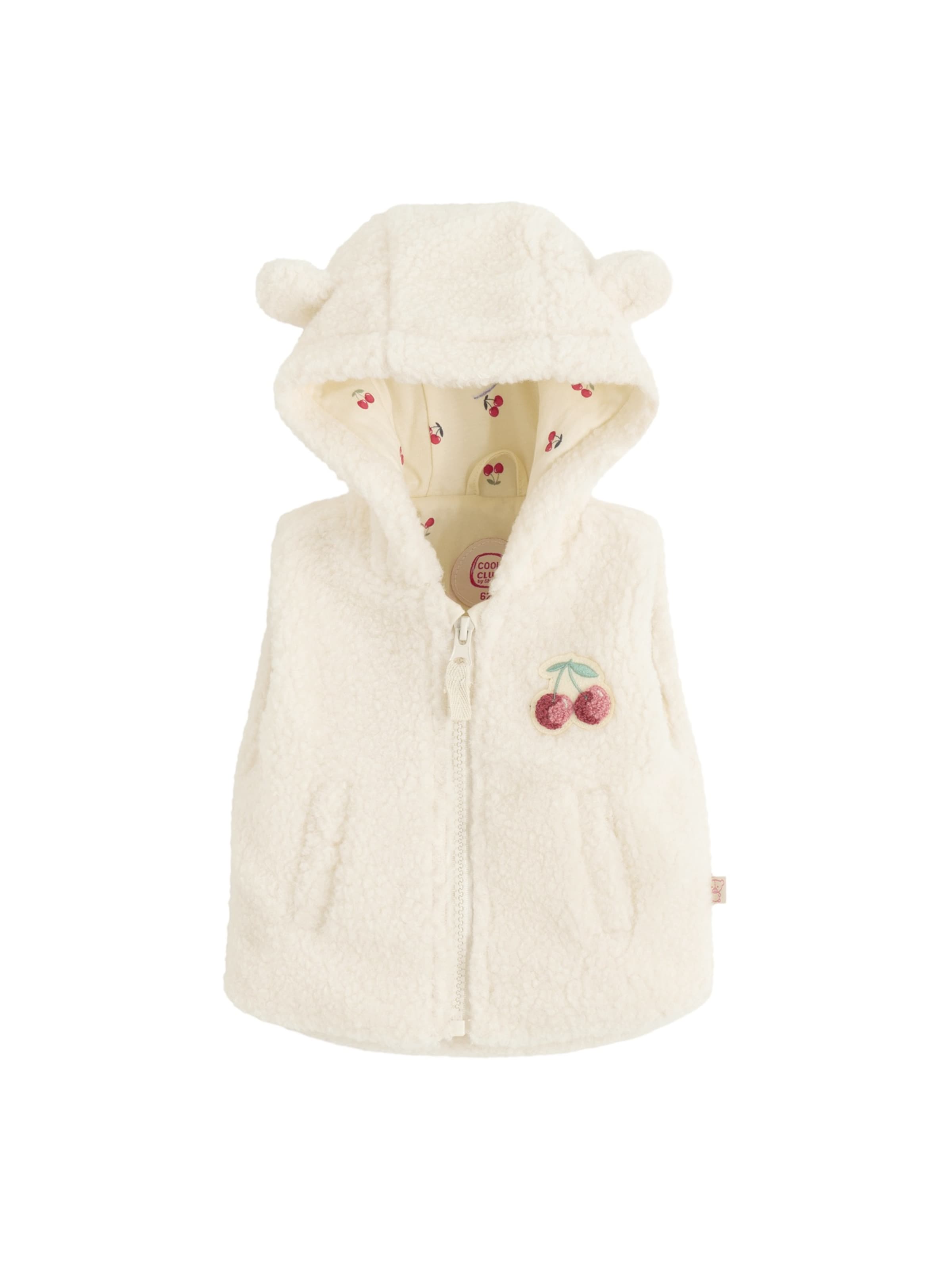 Cool Club Fleecejakke i beige: forside