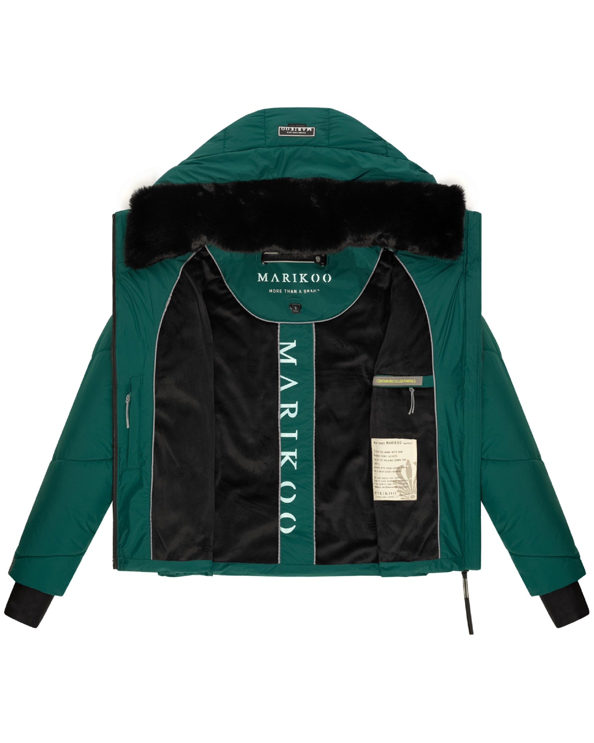 MARIKOO Зимно яке 'Simaraa XVI' в зелено