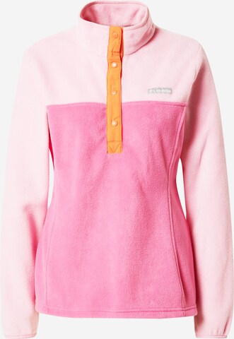 COLUMBIA Athletic Sweater 'Benton Springs™' in Pink: front