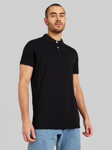 CAMP DAVID Shirt in Black: front
