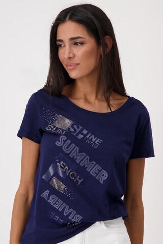 Maglietta di monari in blu