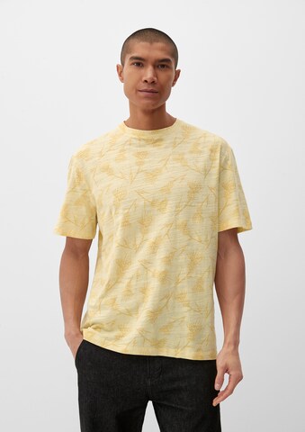 T-Shirt s.Oliver en jaune : devant