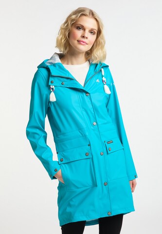 Schmuddelwedda Between-Seasons Parka in Blue: front