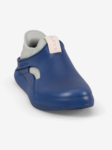 RALFY'S Classic Flats 'N1 Combo' in Grey: front