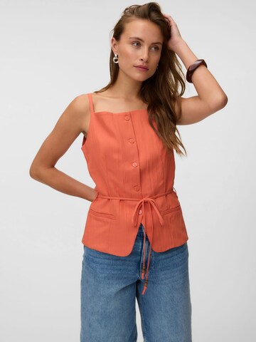 VERO MODA Top 'lieve' in Oranje: voorkant