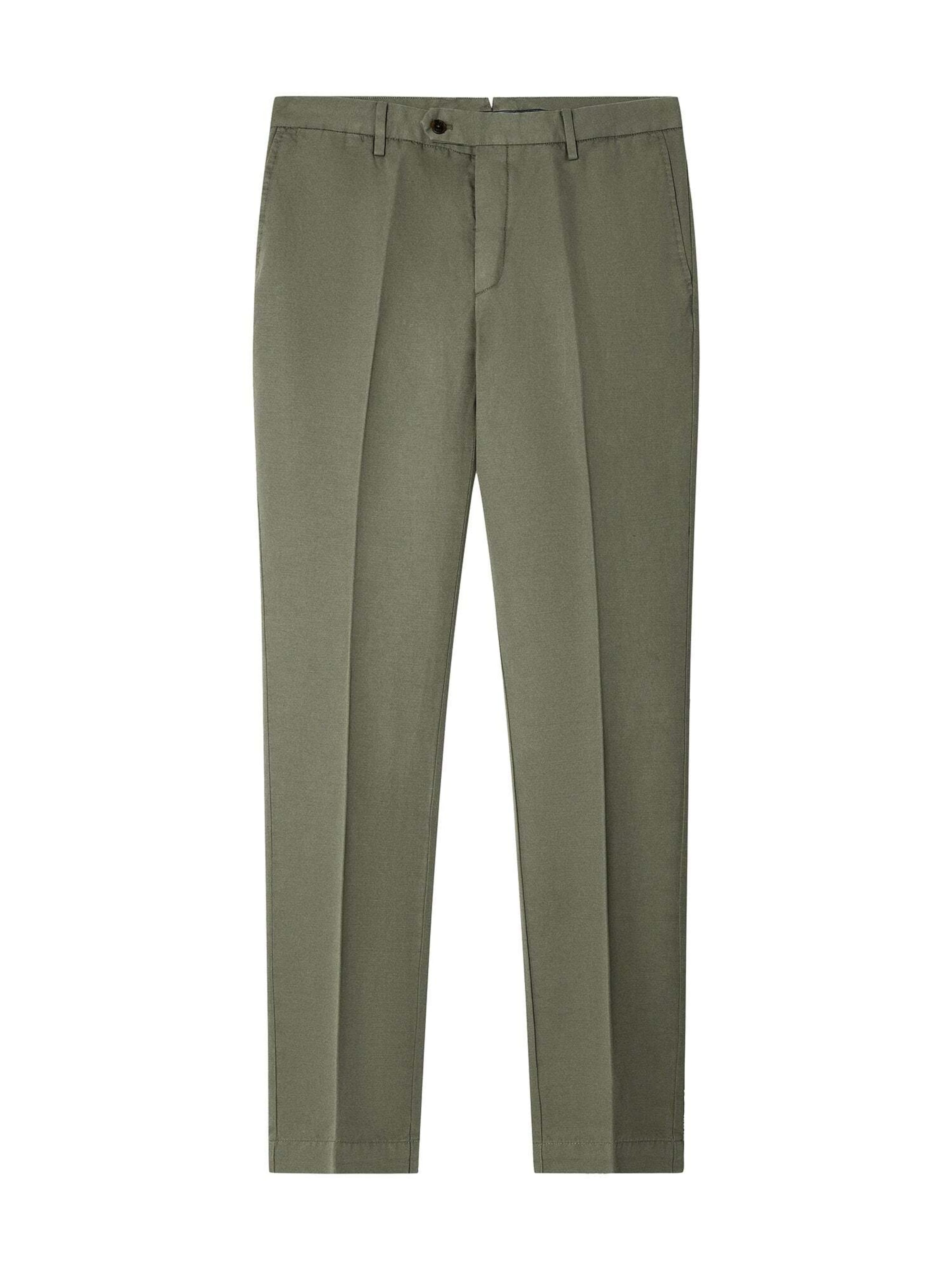 Hackett London Slimfit Chino 'Kensington' in Groen: voorkant
