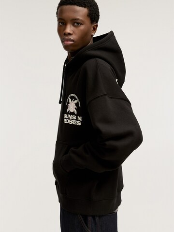 Sweat-shirt Pull&Bear en noir