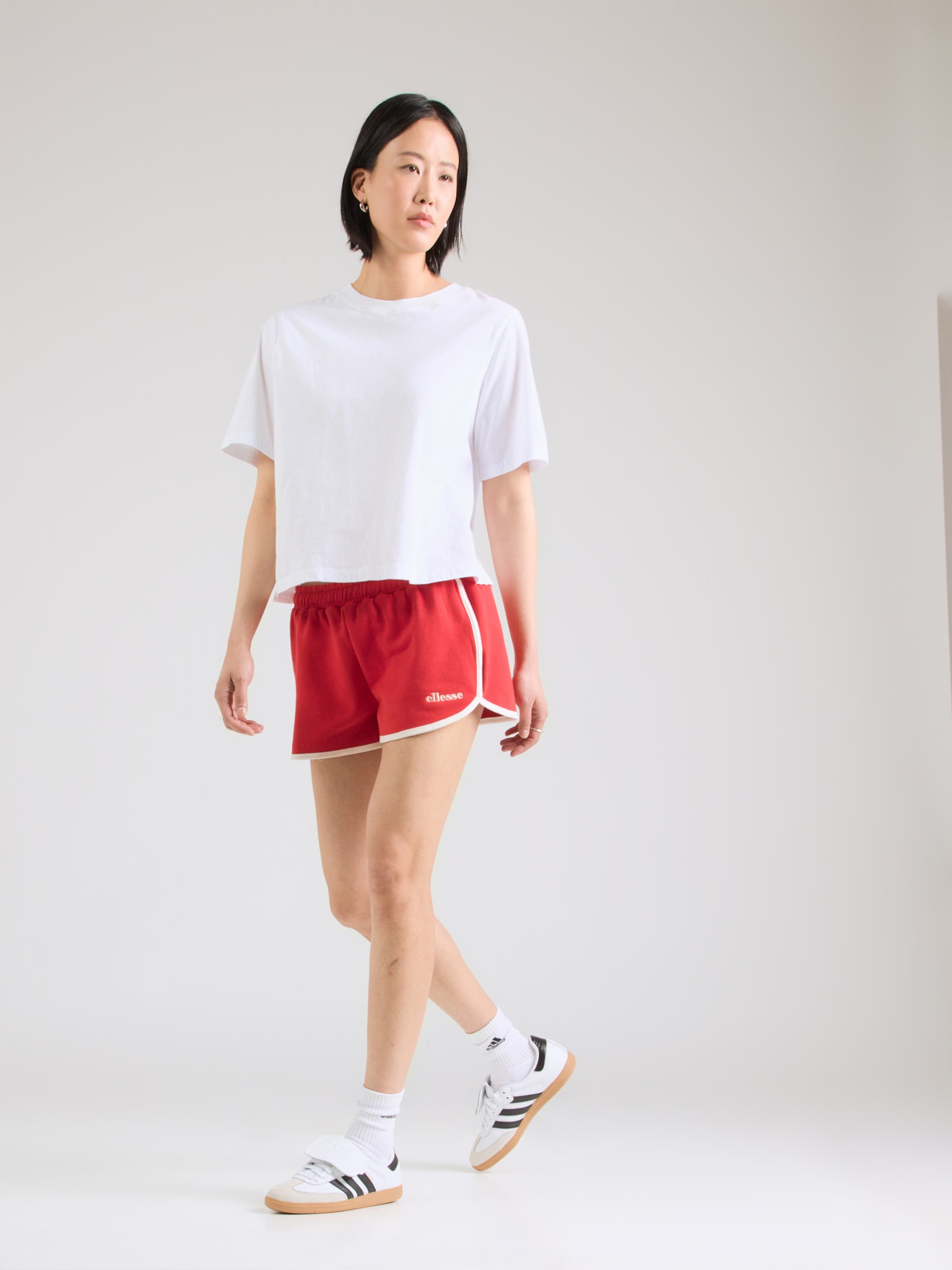 ELLESSE Regular Pants 'Ceriale' in Red | ABOUT YOU
