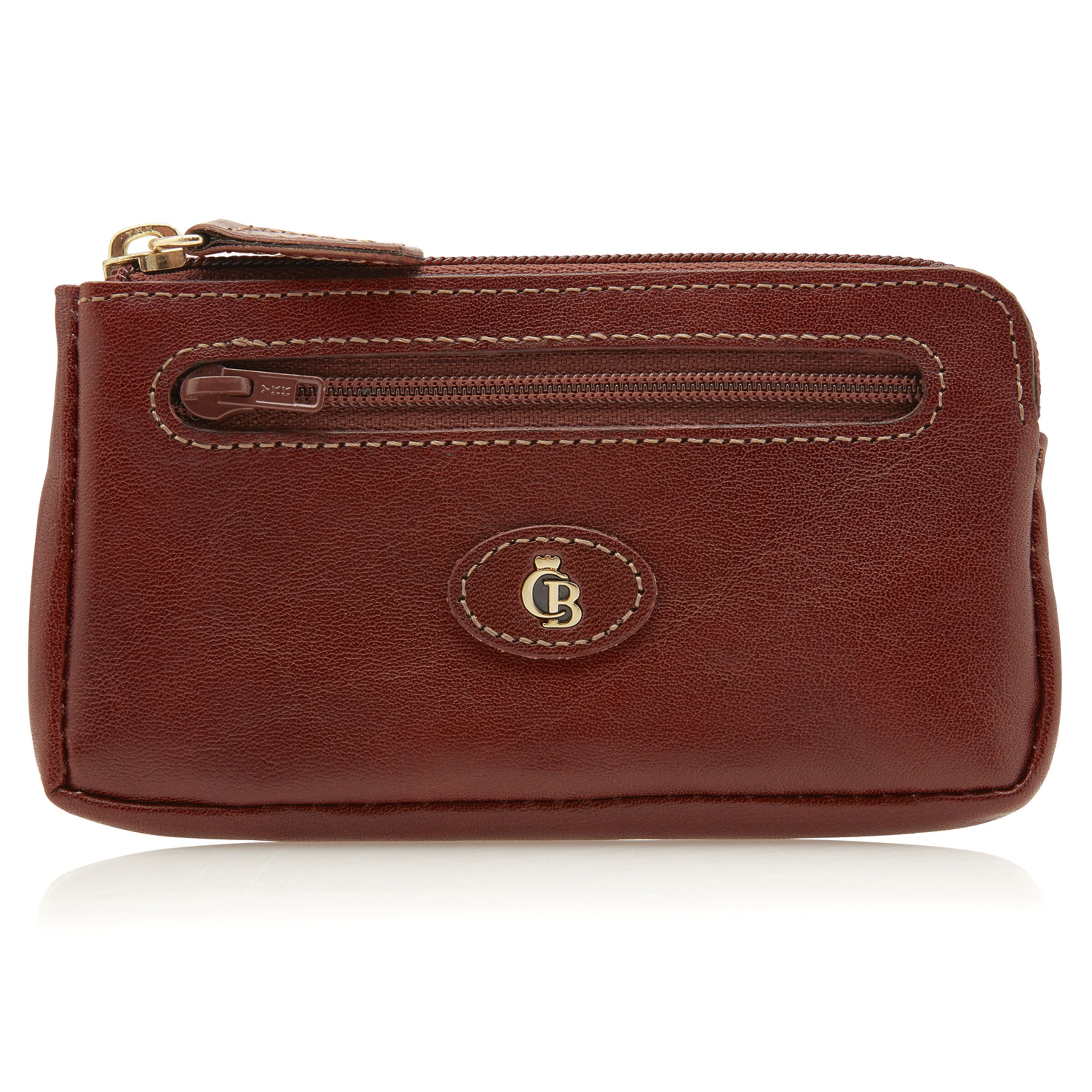 Castelijn & Beerens Key Ring 'Gaucho' in Brown: front