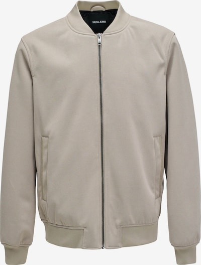 Salsa Jeans Veste mi-saison en beige chiné, Vue avec produit