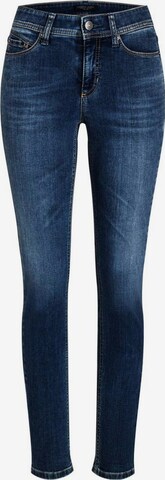 Cambio Slimfit Jeans in Blauw: voorkant