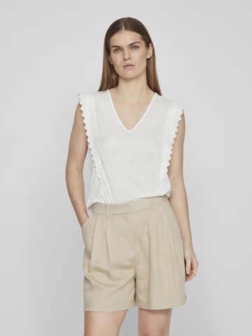 VILA Shirt in White: front