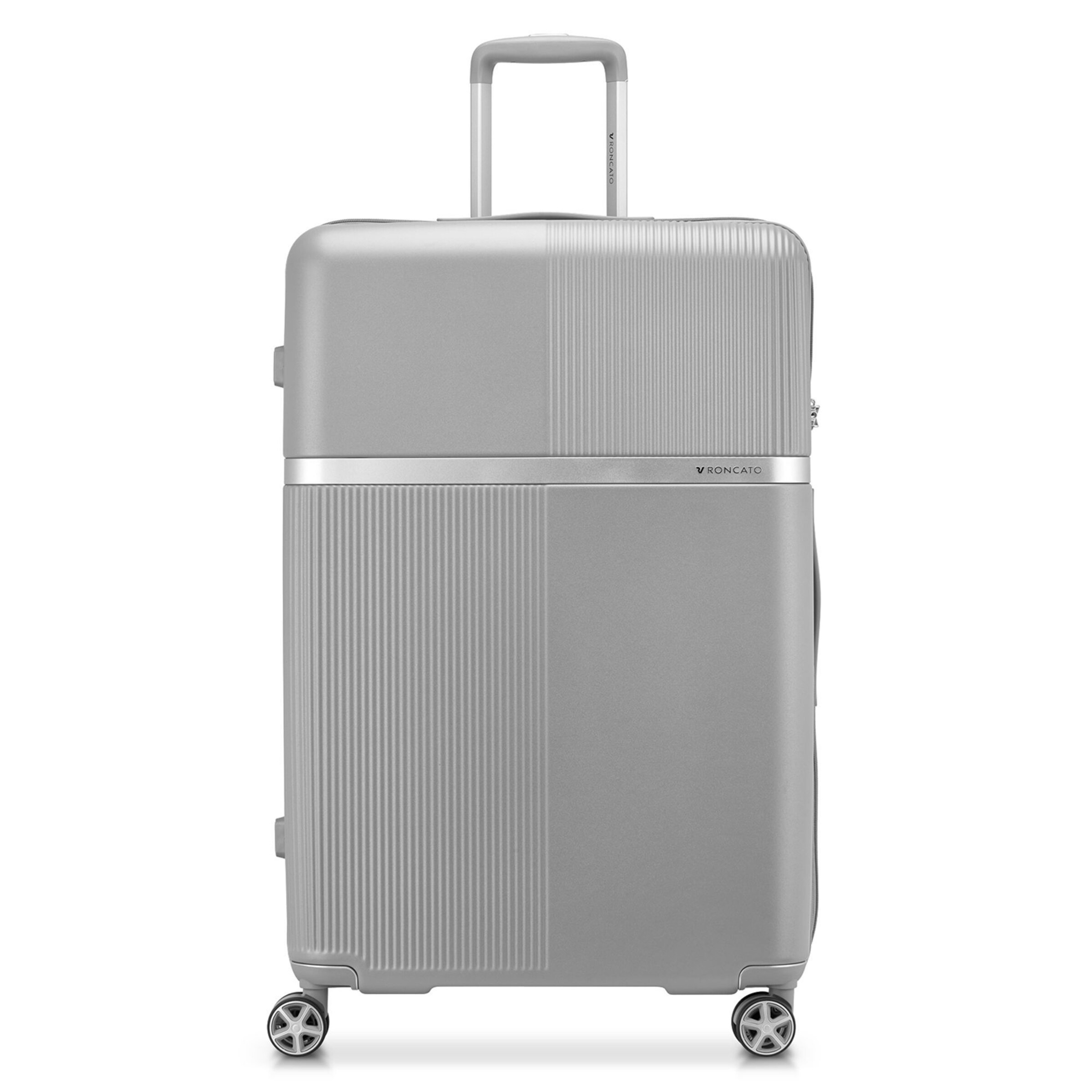 Roncato Trolley in Silber: Vorderseite