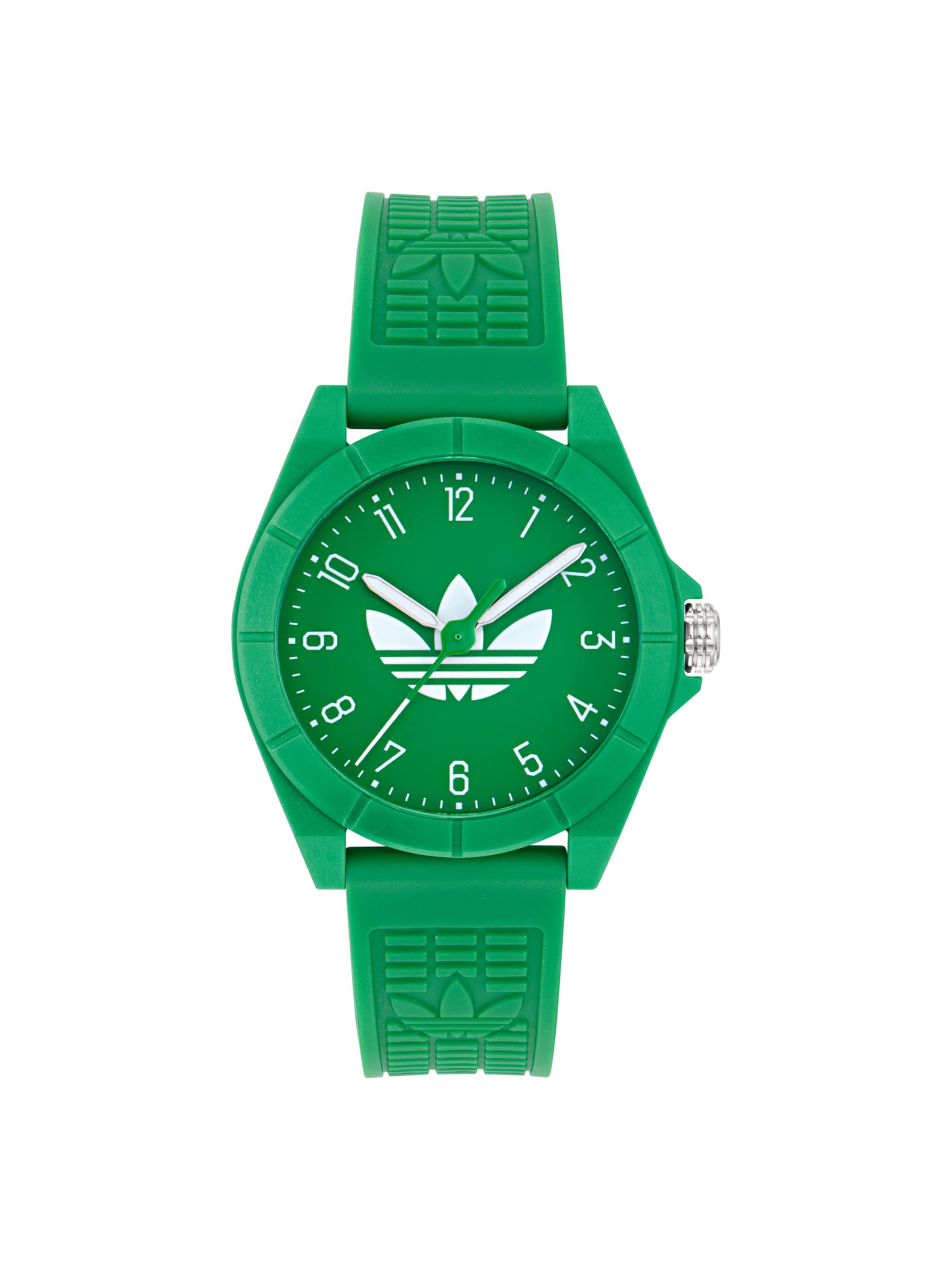 ADIDAS ORIGINALS Analoog horloge 'PROJECT FOUR' in Groen: voorkant