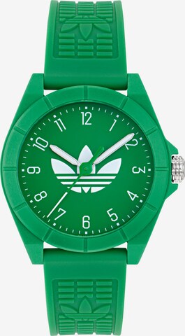 ADIDAS ORIGINALS Analoog horloge 'PROJECT FOUR' in Groen: voorkant