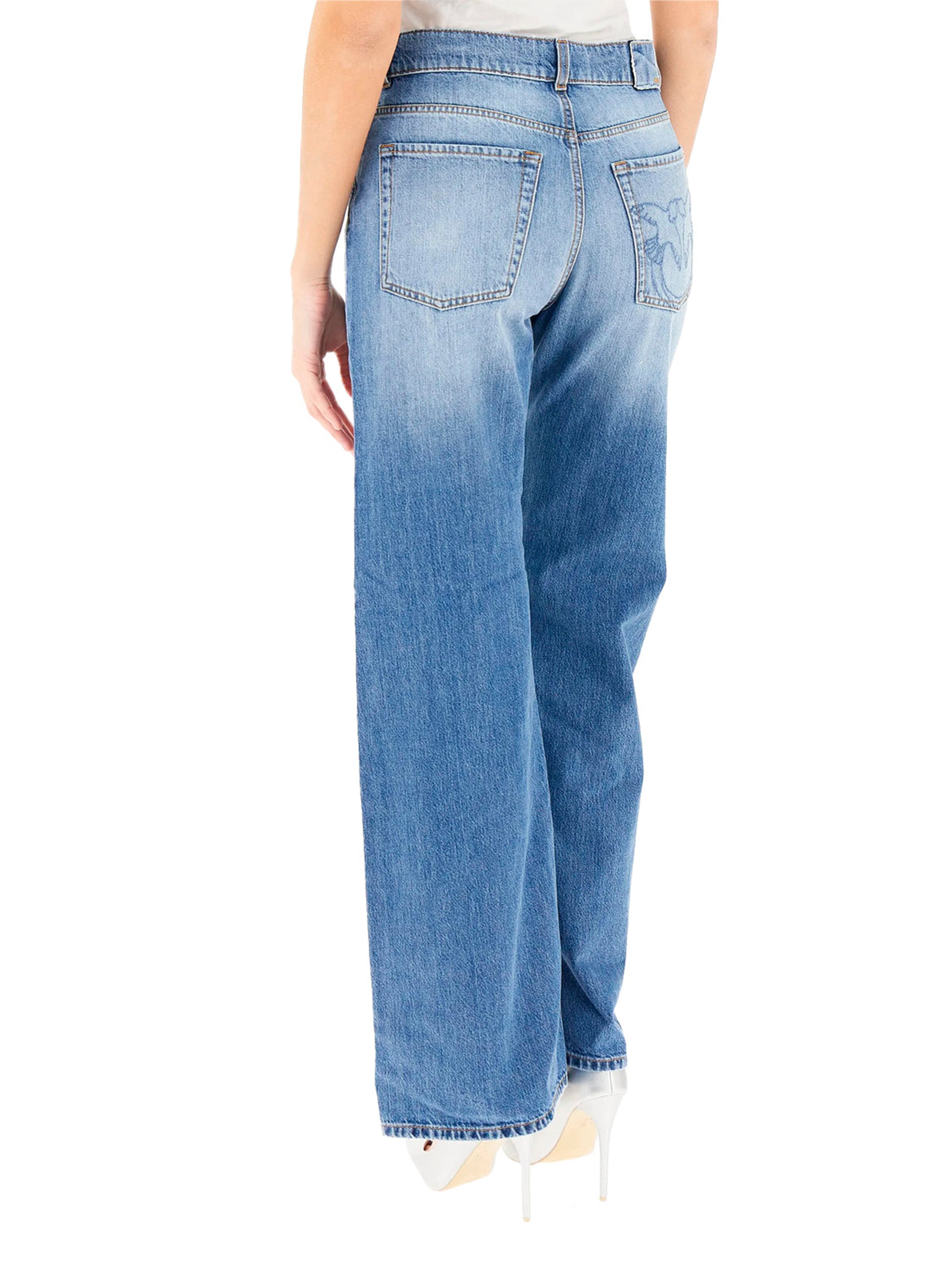 PINKO - regular Vaquero en azul