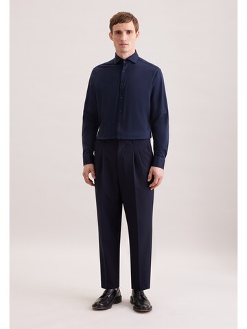 Coupe regular Chemise SEIDENSTICKER en bleu