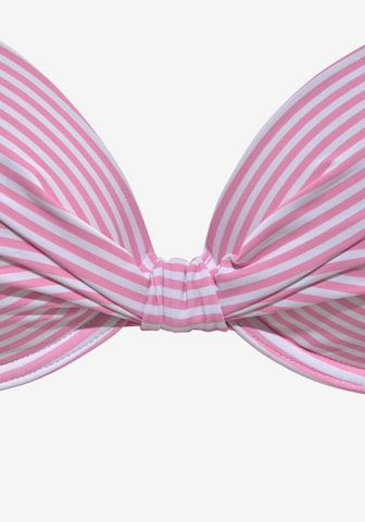s.Oliver Push-up Bikini w kolorze różowy