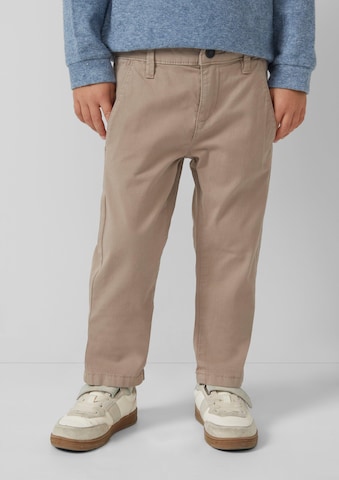 Regular Pantalon 'Pelle' s.Oliver en marron : devant