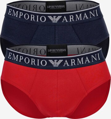 Slip Emporio Armani en bleu : devant